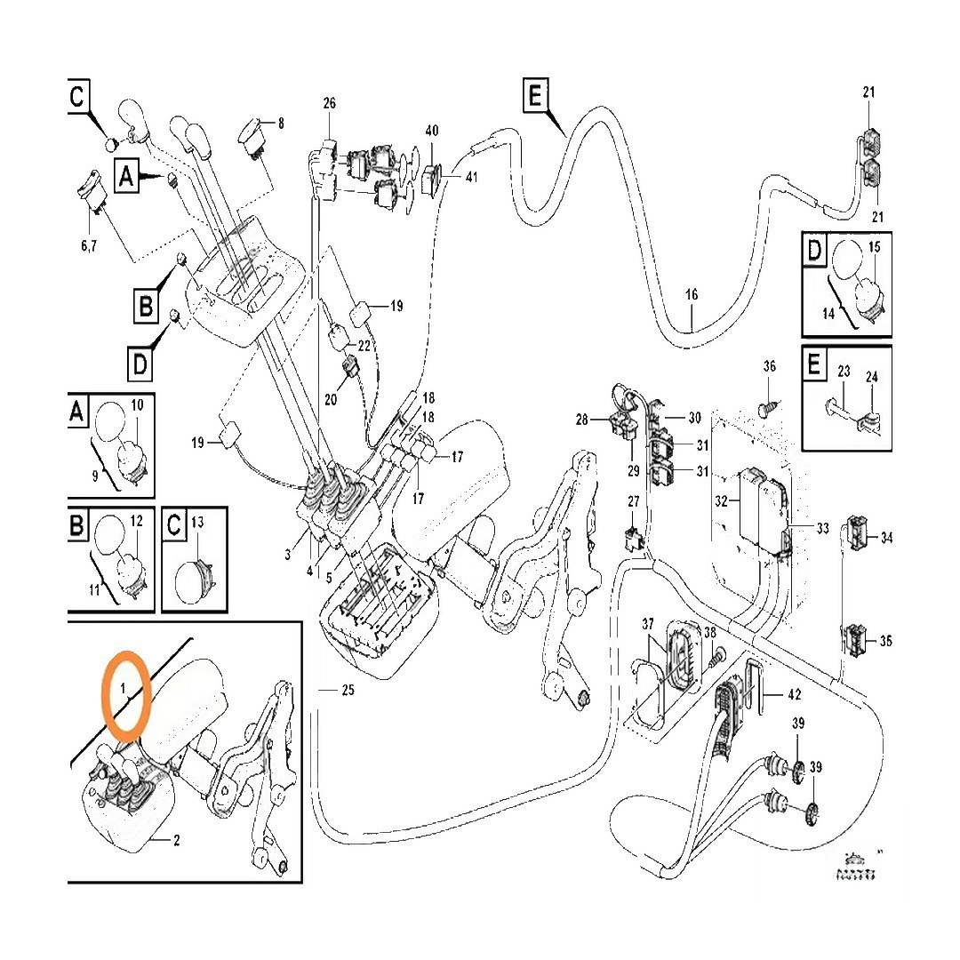 Wiring Harness VOE17471038 - Heavy 配件 17471038
