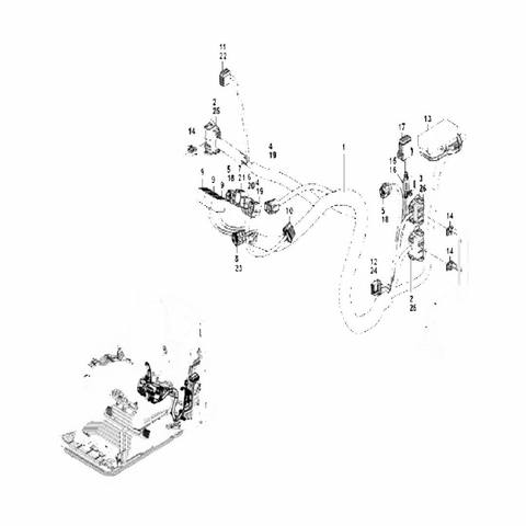 Wiring Harness VOE14701436 - Heavy 配件 14701436